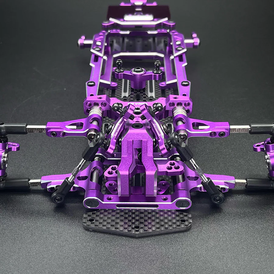 Team AD AD-XF IFS Horizontal Shock Conversion Kit - Purple - Image 6