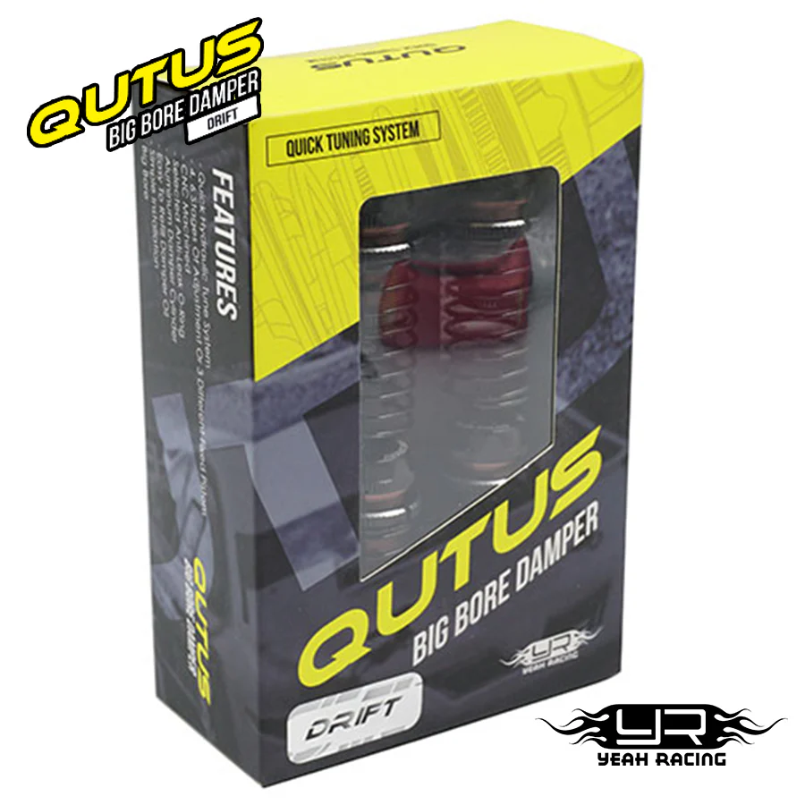 Yeah Racing QUTUS Slider Damper Set - Black - Image 3