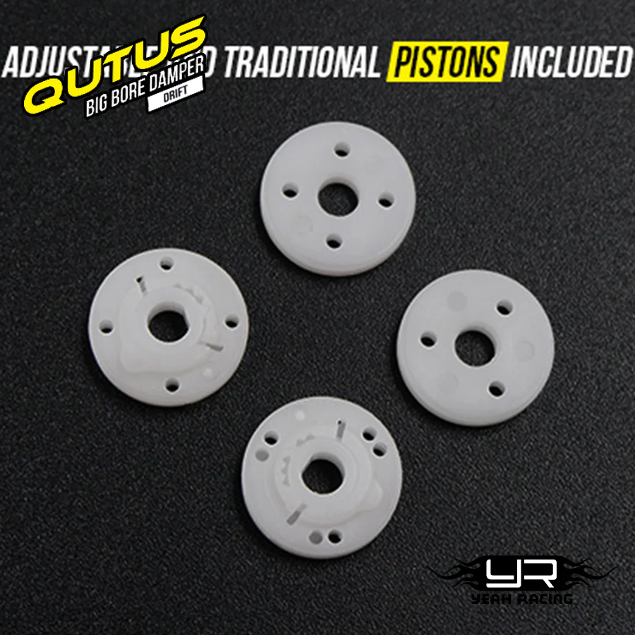 Yeah Racing QUTUS Slider Damper Set - Black - Image 5
